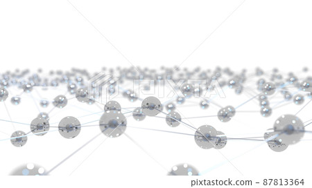 Crystal with many cores connected by CG lines 87813364