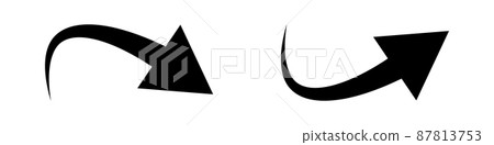 A set of increasing and decreasing arrows. vector - Stock Illustration ...