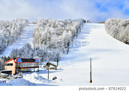 Sugadairakogen Snow Resort / Urataro Slope Sea Hail Course (Ueda City, Nagano Prefecture) [2022.3] 87814022