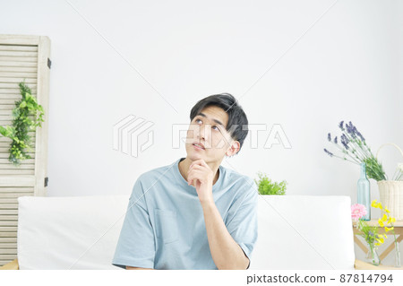 Men think living room Men think living room 87814794