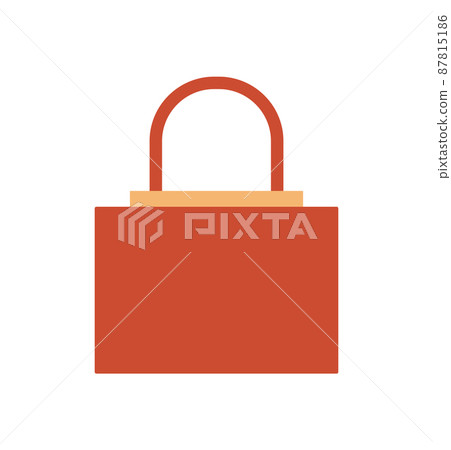 Brown Women Handbag with Metal Decorative Element 87815186