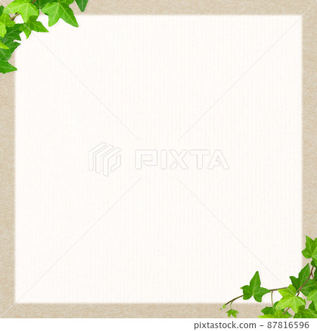 紙和常春藤休閒框架材料 87816596