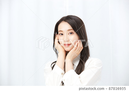 清爽美麗的女人 87816935