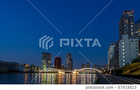 勝戶橋夜景東京 勝戶橋夜景東京 87818823