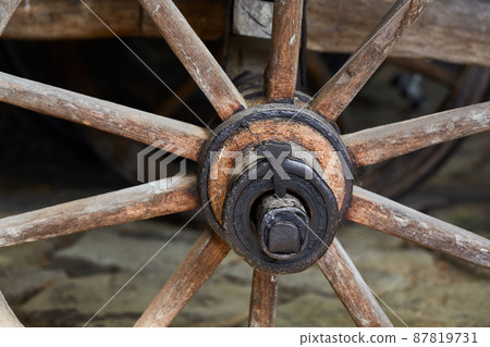 wooden wheel wooden wheel 87819731