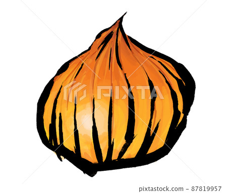 洋蔥手繪插畫素材 洋蔥手繪插畫素材 87819957