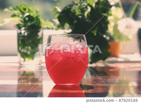 Cold fresh drink 87820188
