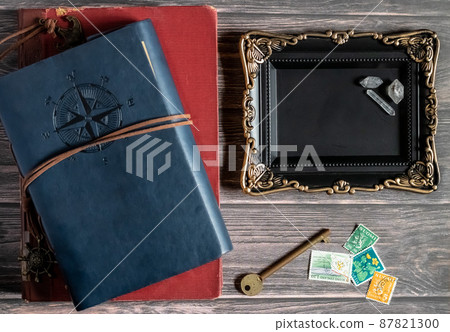 Logbook Old Key Foreign Stamp Old Book Crystal Voyage Image Logbook Old Key Foreign Stamp Old Book Crystal Voyage Image 87821300
