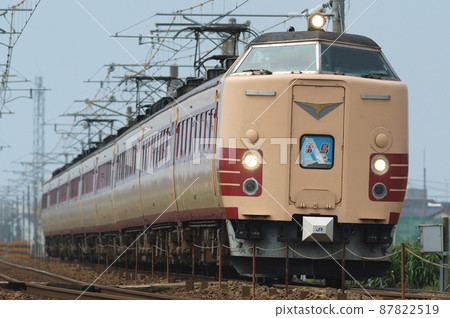 北陸本線三河加賀笠間 JR 西 485 系列 A01 改組（京都）雷長 87822519