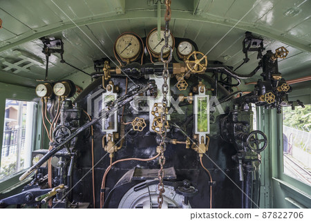 Steam locomotive vehicle train Showa symbol locomotive Steam locomotive vehicle train Showa symbol locomotive 87822706