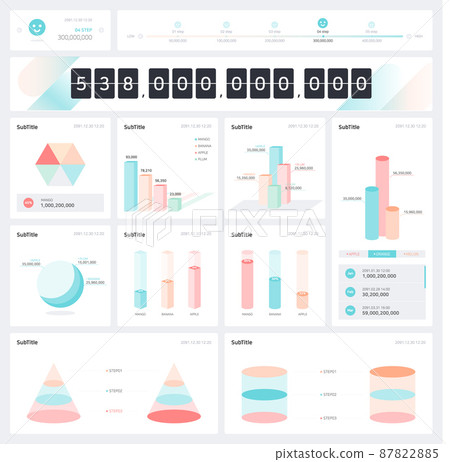 A set of generic and practical dashboard designs A set of generic and practical dashboard designs 87822885