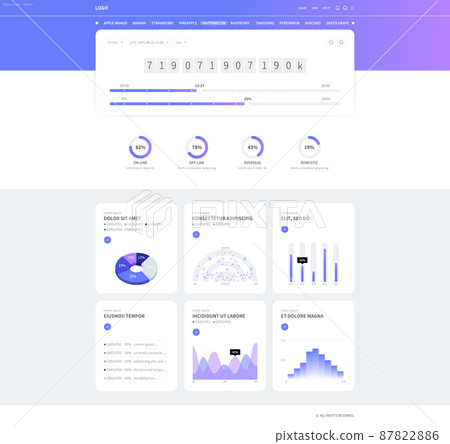 一套通用實用的儀表板設計 87822886