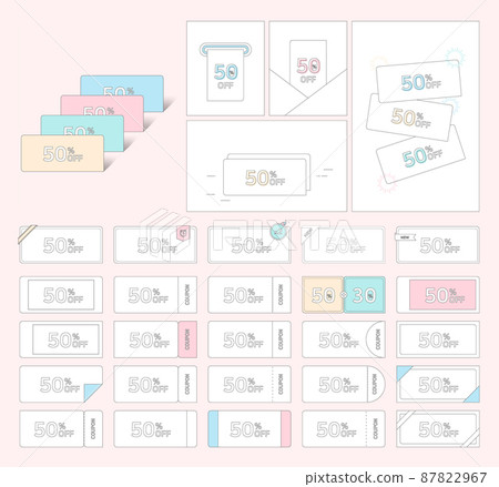 General line type coupon book 87822967