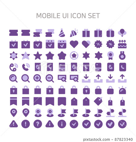 Simple icon that is practical and used a lot on mobile Simple icon that is practical and used a lot on mobile 87823340