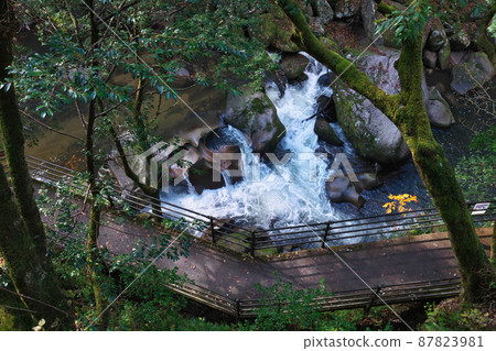 《Shimane Prefecture》 Prefectural Natural Park The scenery of the demon's tongue tremor [November] 87823981