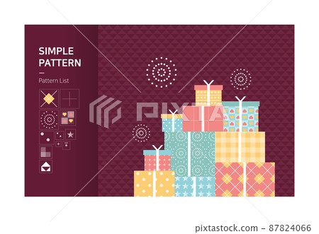 A set of designs with different patterns A set of designs with different patterns 87824066