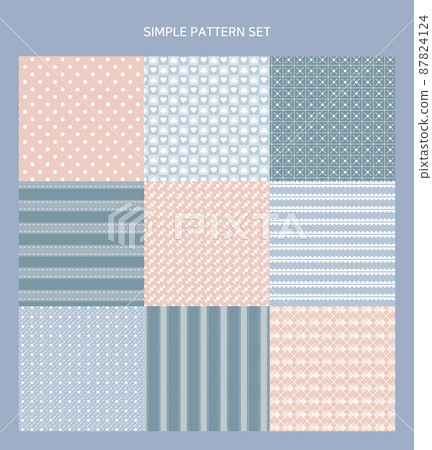 A collection of various types of patterns A collection of various types of patterns 87824124