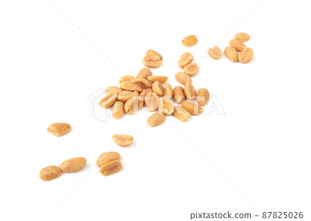Salted peanuts isolated 87825026