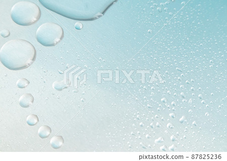 Drops and aqua blue background 87825236