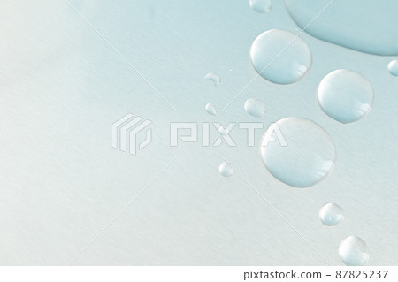 Drops and aqua blue background 87825237