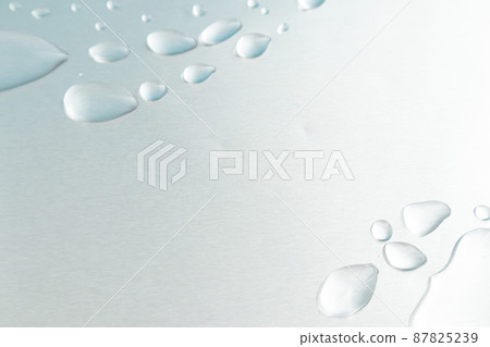 Drops and aqua blue background Drops and aqua blue background 87825239