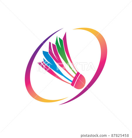 Suttle cock badminton logo 87825458