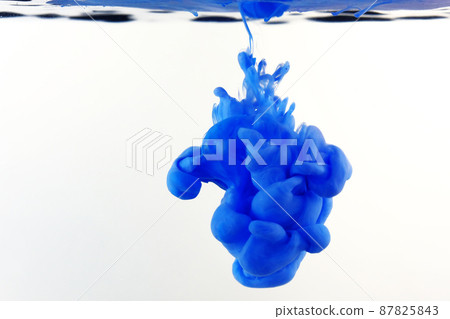 Colorful paints that spread underwater Colorful paints that spread underwater 87825843