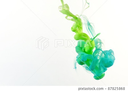 Colorful paints that spread underwater Colorful paints that spread underwater 87825868