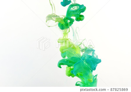 Colorful paints that spread underwater 87825869