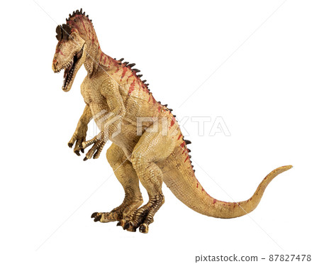 Cryolophosaurus , Dinosaur on isolate background 87827478
