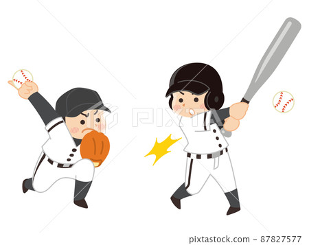 Baseball player male baseball club pitcher batter 87827577