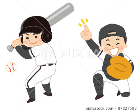 Baseball player male baseball club batter catcher 87827598