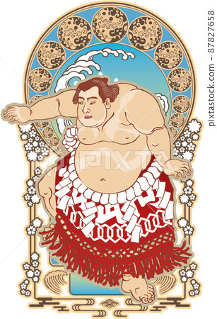 浮世繪相撲手日式哥特式版 浮世繪相撲手日式哥特式版 87827658