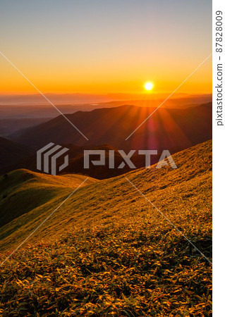 Shinshu Venus Line, the dawn of Mt. Miune Shinshu Venus Line, the dawn of Mt. Miune 87828009