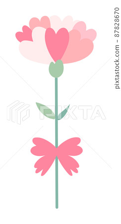 Pink heart flower gift Pink heart flower gift 87828670