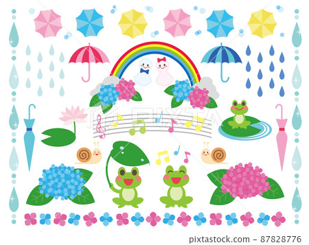 Rainy season material set Rainy season material set 87828776