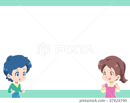 Energetic boys and girls (upper body), no main line 87828790