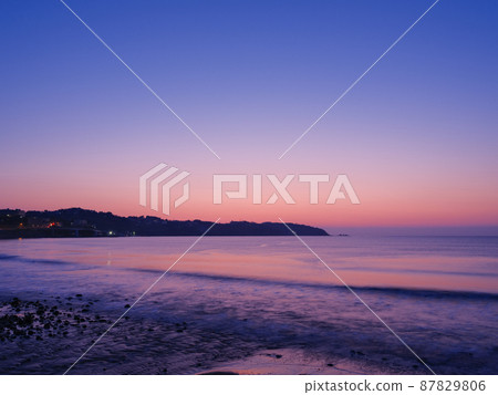 Kanagawa_Yugawara Yoshihama coastal dawn 87829806