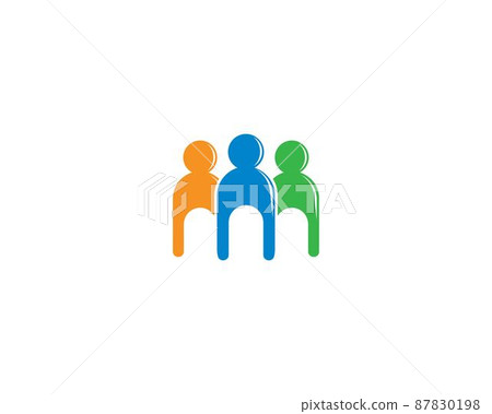 Teamwork vector icon-插圖素材 [87830198] - PIXTA圖庫