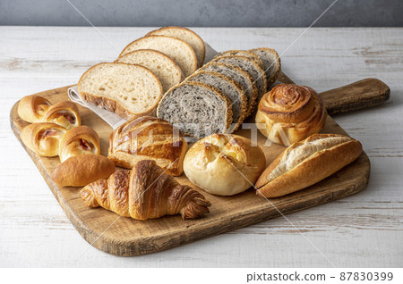 Various bread bread set Various bread bread set 87830399