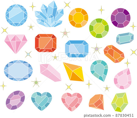 珠寶套裝立體畫 珠寶套裝立體畫 87830451