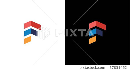 Modern and attractive letter F initials logo design Modern and attractive letter F initials logo design 87831462