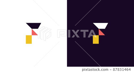 Modern and attractive letter F initials logo design 3 Modern and attractive letter F initials logo design 3 87831464
