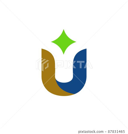 initials logo letter U elegant and professional 87831465