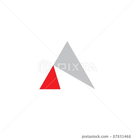 initials logo letter A elegant and professional 87831468
