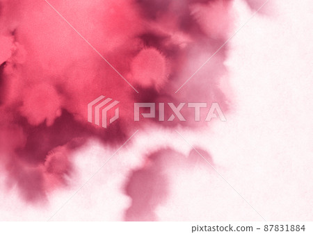 Background material of Japanese paper with abstract pink pattern 87831884