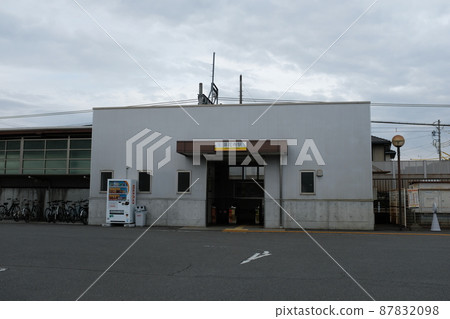 Station building of Rengeji Station on the Sangi Railway / Hokusei Line 87832098