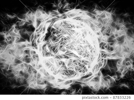 煙霧漩渦的插圖 煙霧漩渦的插圖 87833226