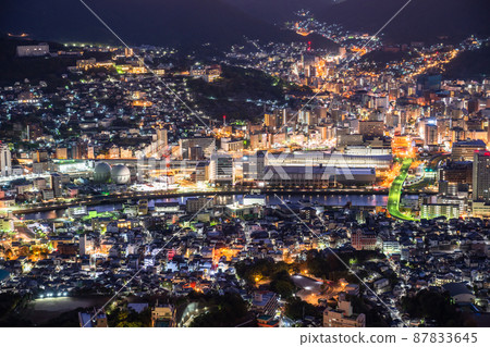 《Nagasaki Prefecture》 Dawn of Mt. Inasa, Japan's Three Major Night Views, Blue Moment 《Nagasaki Prefecture》 Dawn of Mt. Inasa, Japan's Three Major Night Views, Blue Moment 87833645