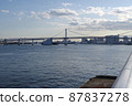 View from Harumi Passenger Terminal ・ Rainbow Bridge 87837278